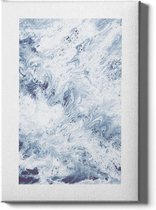 Walljar - Water Crash - Muurdecoratie - Canvas schilderij