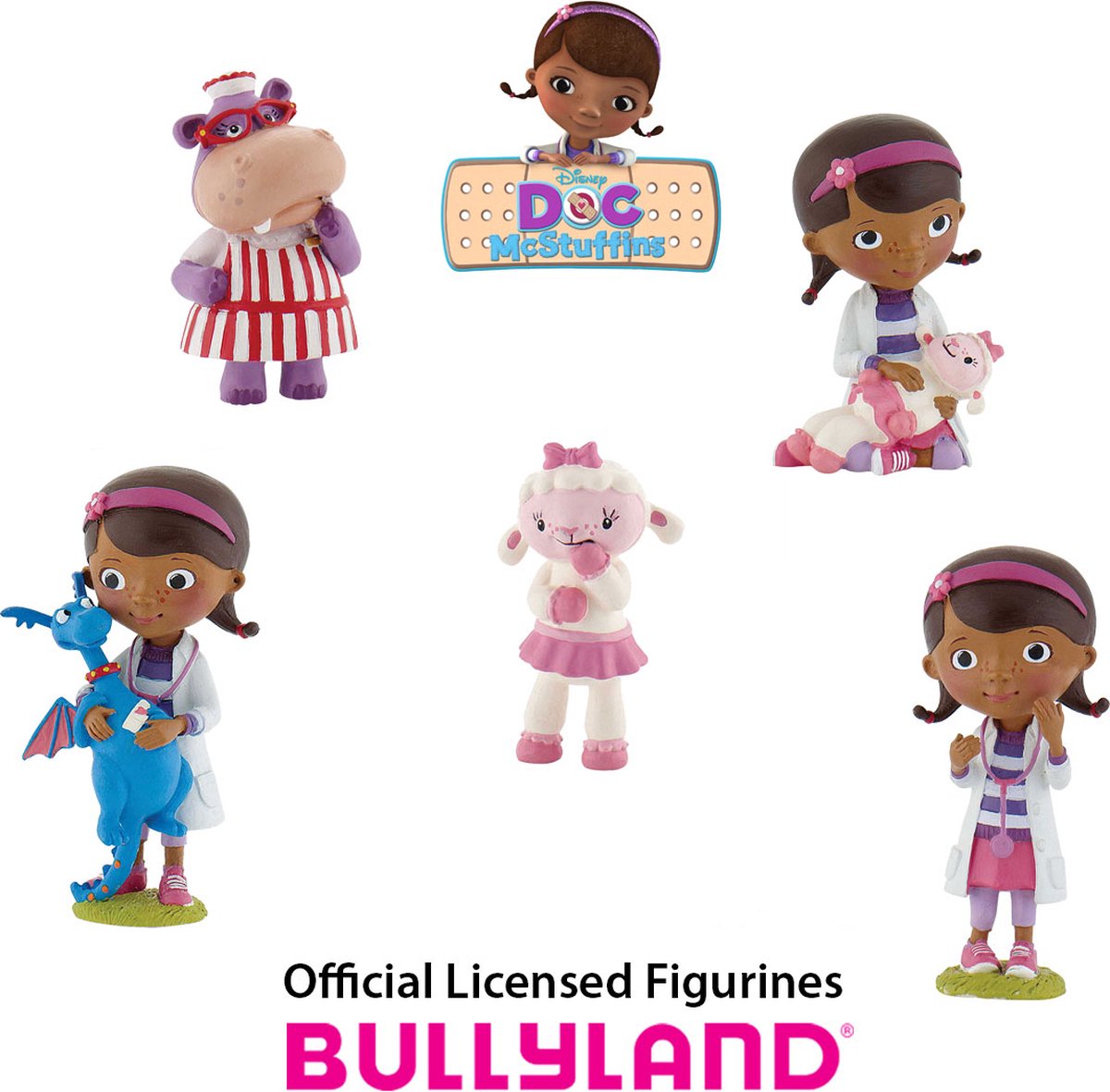 Bullyland - Disney Doc McStuffins Playset - Cake toppers - set 5