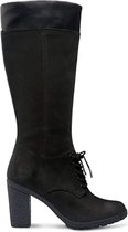 Timberland Leather Dames Boot Glancy Tall Lace A11SI Black EU 40