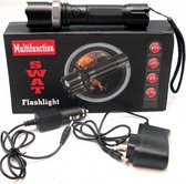 SWAT HL-110 Ultra LED Zaklamp Black Defender Series - 3,7v - kerstcadeau