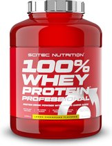 Scitec Nutrition - 100% Whey Protein Professional - With Extra Key Aminos and Digestive Enzymes - 2350 g - Lemon-Cheececake
