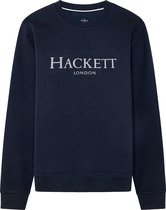 Hackett - Trui Logo Donkerblauw - XL - Slim-fit