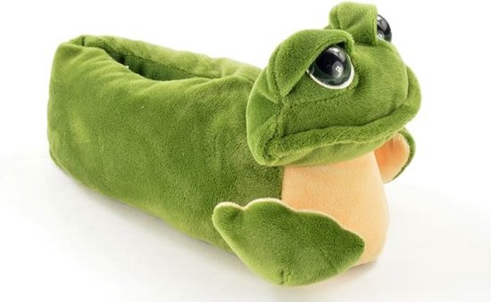 pantoufle grenouille-animal-vert 34-35