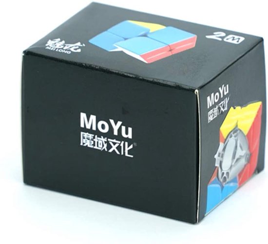 Thumbnail van een extra afbeelding van het spel MoYu Meilong 2x2 M speed cube magnetisch - Stickerless - Draai Kubus Puzzel - Magic Cube