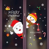 Raam Decoratie - Raamdecoratie - Kerst - Raamstickers - Glassticker - Vrolijk Kerstfeest - Decor Voor Thuis - Kinderkamer - Nieuw Jaar Stickers