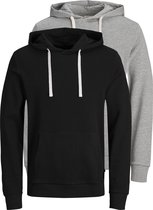 JACK&JONES ESSENTIALS JJEHOLMEN SWEAT HOOD NOOS 2PK MP Heren Trui - Maat XXL