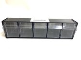 Kantelbak module - magazijn bakje - kantelbakjes - 5 bakjes per module - stockbox