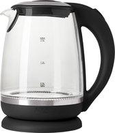 Waterkoker - 2 liter - Glas - Grijs - LED verlichting - Waterkokers