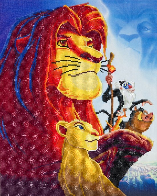 Crystal Art Kit | Diamond Painting The Lion King Medley