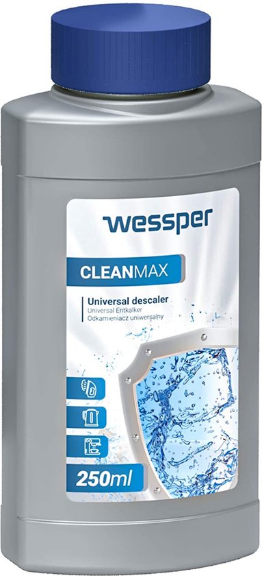 Wessper CleanMax détartrant pour machine à café 250 ml, nettoyant