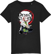 FanFix - Duurzaam - Fair Wear - Bio Katoen - Kinderen - Kinderkleding - Anime Shirt - Demon Slayer - Sabito - Anime Merchandise