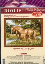 Borduurpakket Paard Met Veulen - Riolis