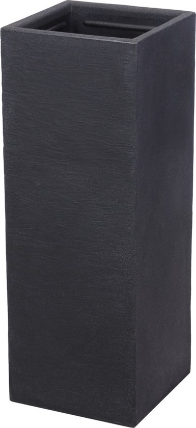4gardenz® Jardinière Pilier Pierre 30x30x80 cm - Gris Pierre