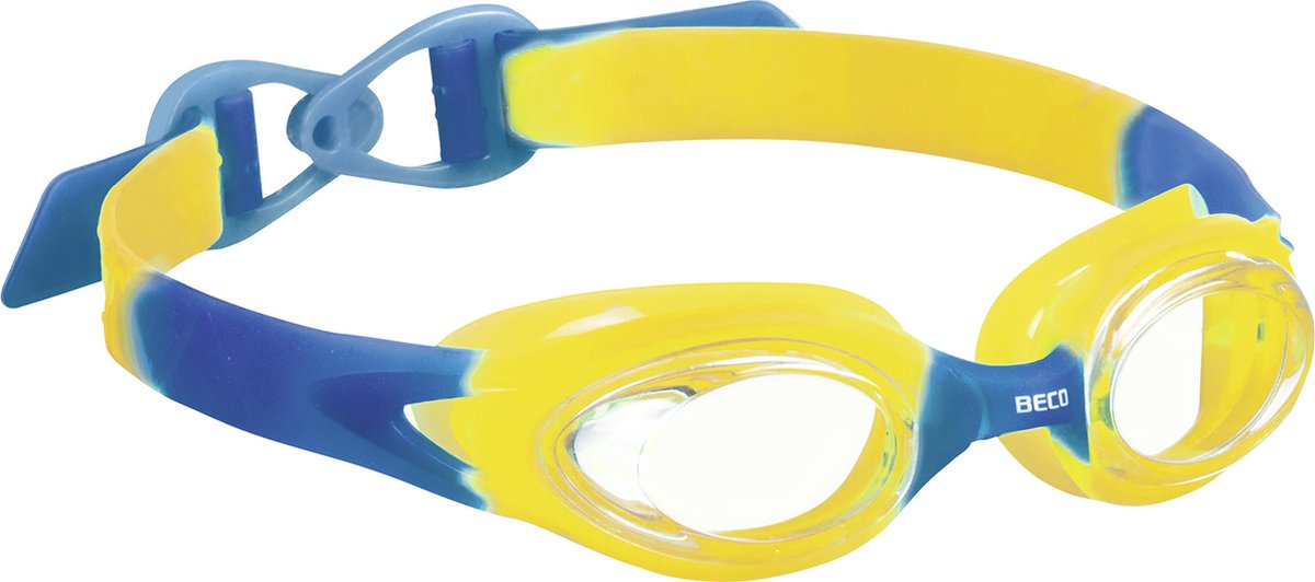 BECO kinder zwembril Accra, blauw/geel, 4+