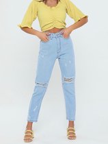 Dames casual mom jeans