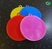 Usables - silicone sponzen - 4-pack - herbruikbaar - ecofriendly - vaatwas - afwas - sponzen - duurzaam - keuken - vaatwasser