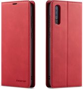 Luxe PU leren Bookcase voor Samsung Galaxy S22 Plus | Hoogwaardig Leren Hoesje | Telefoonhoesje | Portemonnee | Rood