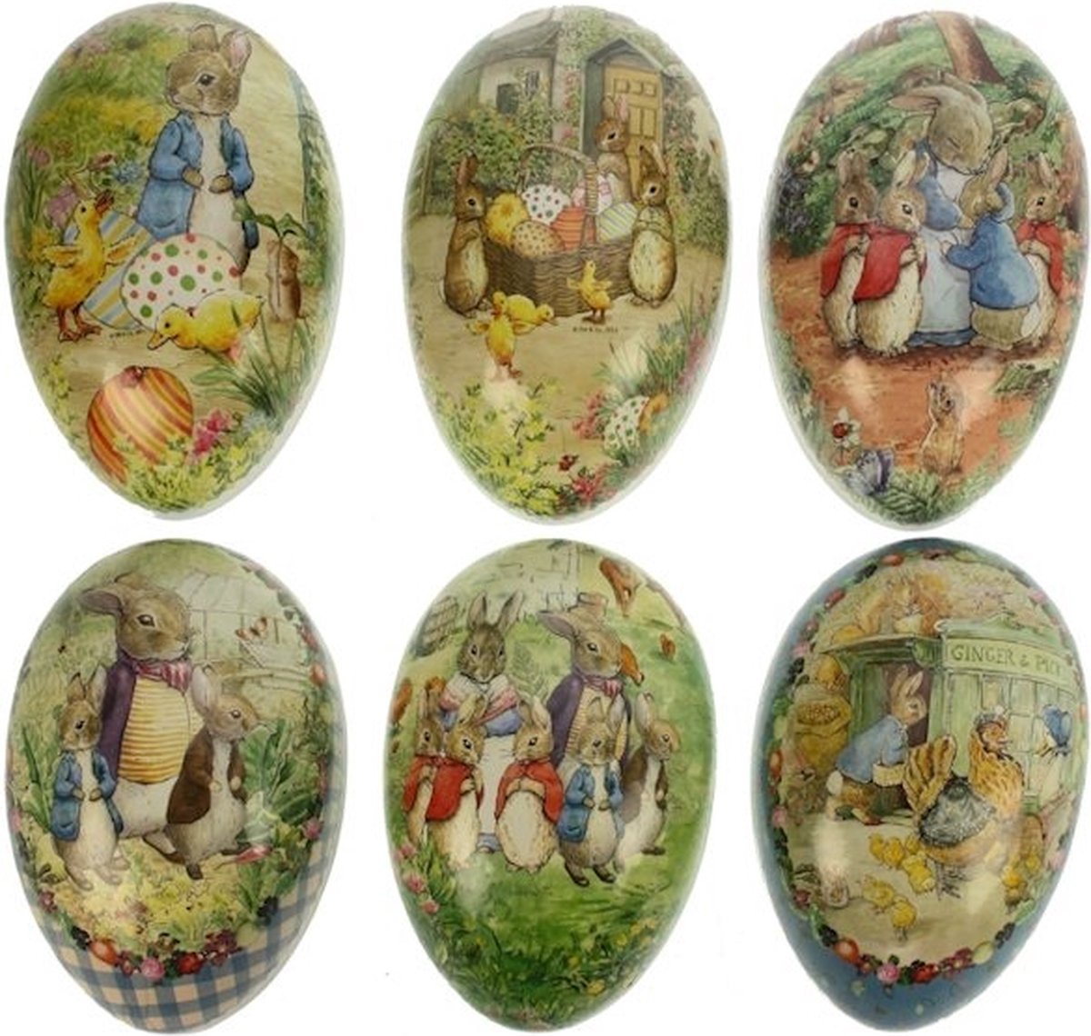 Ei karton Beatrix Potter, 6 ass. 18cm