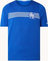Nike Rise 365 hardloop T-shirt met print en Dri-Fit - Blauw - Maat S