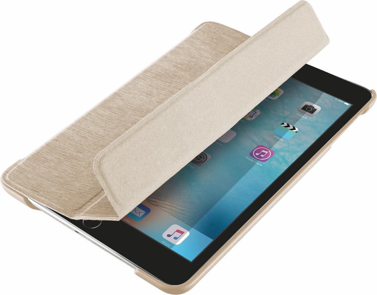Trust Urban Aurio - Tablethoes voor iPad mini 4 - Goud - tablet cover - gold