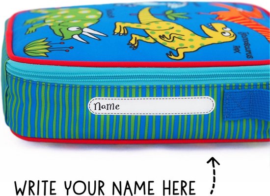 HEEL KLEIN Dino's Dinosaurussen kinder lunchtasje koeltasje new design 21 x 24 x 6 cm - Tyrrell Katz van Tyrrell Katz — afbeelding 3