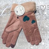 Winter handschoenen CUPIDO van BellaBelga - roze