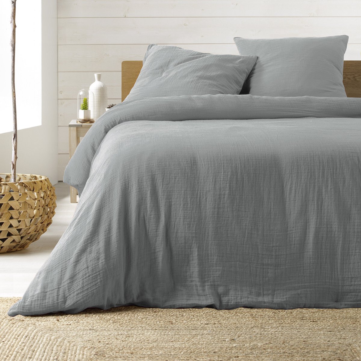 Katoenen gaas bedset 240x260cm