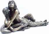 MadDeco - bronskleurig beeldje - as one love - polystone - 30x17x15 cm