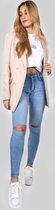 Mila spijkerbroek | Broek dames | Spijkerbroek | Jeans | Stretch | Skinny fit | Hoge taille | Trendy | Kleur Blauw | Maat 40