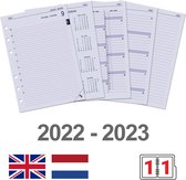 Kalpa 6201-23-24 A5 Planner Vulling 1 Dag per Pagina NL EN 2023 2024