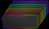 Gaming Muismat XXL - RGB LED Verlichting - Anti-Slip - Nok Nak - Verkrijgbaar in verschillende maten - 80x30 / 90x40 / 100x50