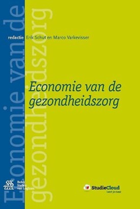 Boek cover Economie van de gezondheidszorg van E. Schut (Hardcover)