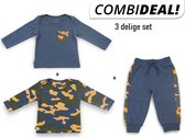 Frogs and Dogs - tout-petit/tout-petit - 3 pièces - ensemble de camouflage cool - garçons/filles - taille 80