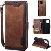 Book Case Apple iPhone 13 Pro Max | Hoogwaardig PU Leren Hoesje | Lederen Wallet Case | Luxe Uitstraling | Telefoonhoesje | Pasjeshouder | Portemonnee | Bruin