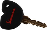 Vespa clé en caoutchouc Vespa Scooter Zwart avec lettres rouges