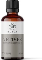 Vetiver olie - 50 ml - 100% Puur - Etherische olie van Vetiverolie