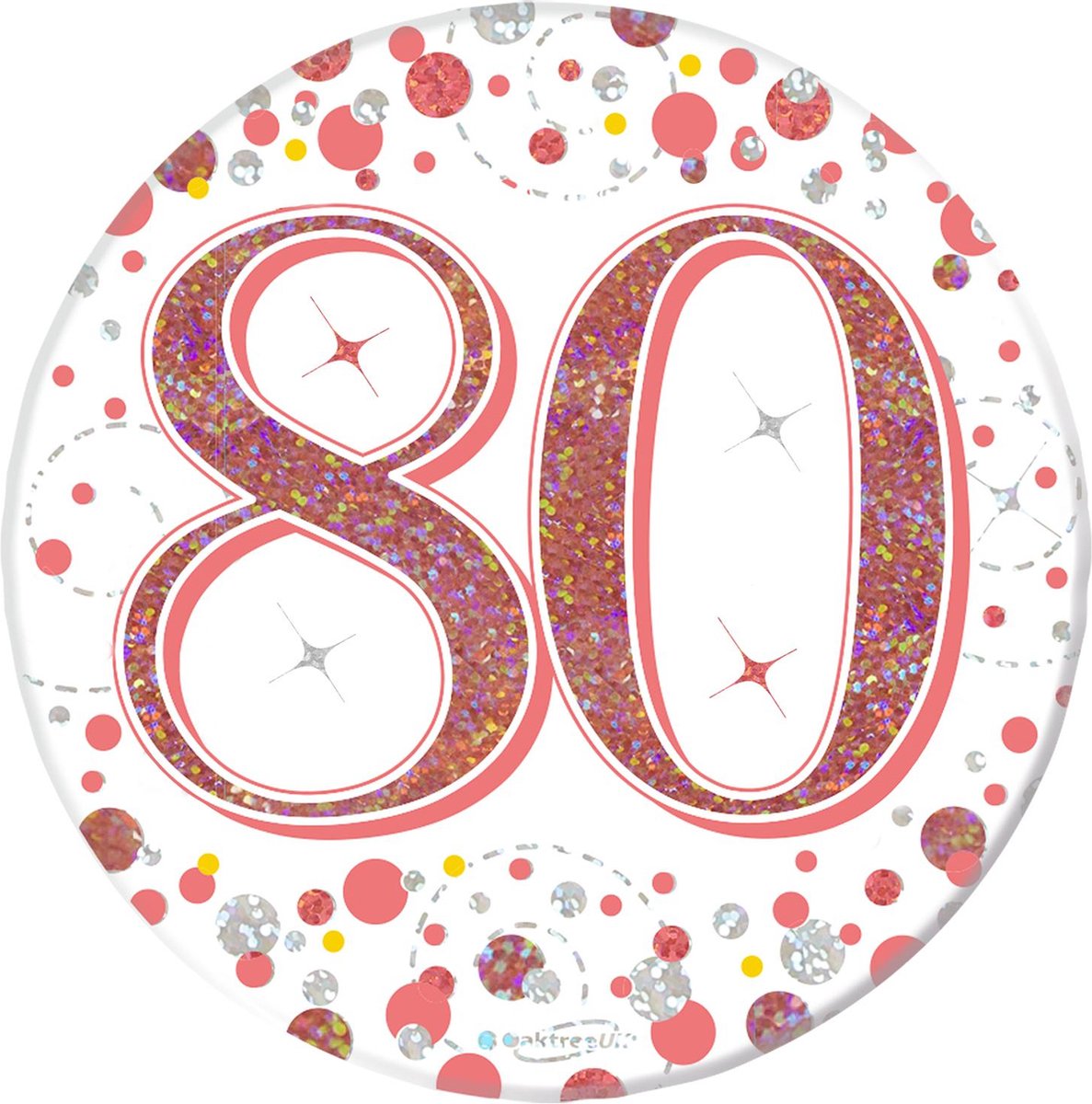 Oaktree - Button Rose Gold (80 jaar)