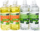 KieselGreen 12 Liter Bio-Ethanol 6x Sinaasappel/Kaneel Aroma en 6x Geurloos - Bioethanol 96.6%, Veilig voor Sfeerhaarden en Tafelhaarden, Milieuvriendelijk - Premium Kwaliteit Etha