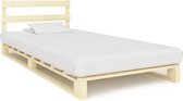 Decoways - Bedframe pallet massief grenenhout 100x200 cm