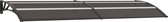 Decoways - Deurluifel 300x80 cm PC zwart