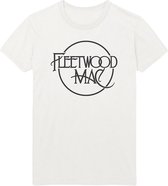Fleetwood Mac - Classic Logo Heren T-shirt - M - Wit