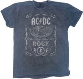 AC/DC Heren Tshirt -M- Cannon Swig Zwart