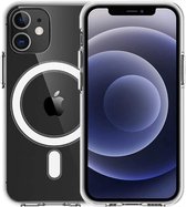 iPhone 11 Magsafe Hoesje Transparant - iPhone 11 Hoesje met Magsafe Magneet Doorzichtig - Compatible - iPhone 11 Magsafe Case Backcover