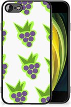 Smartphone Hoesje iPhone 7/8/SE 2020/2022 TPU Bumper met Zwarte rand Druiven