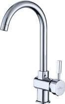 Auralum 360 ° draaibare kraan keuken eenhendel wastafel kraan hoge druk keukenkraan Sink Mixer Tap