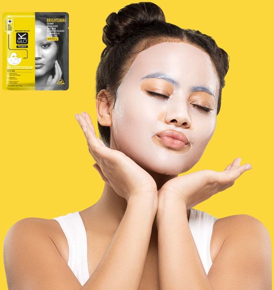 K-GLO Sheet Face Mask verhelderend gezichtsmasker - brightening - glow -  Korean... | bol.com