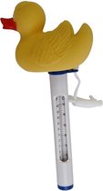 Astral-thermometer eend , gele kleur en kan graden en F meten
