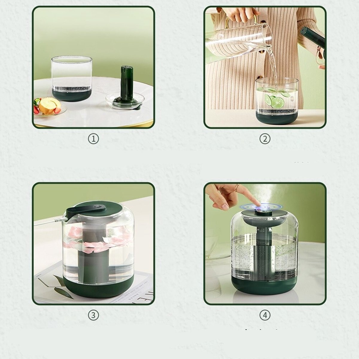 AESHORY Set Etherische Oliën voor Diffuser 6 X 10L, 100% Natuurzuivere