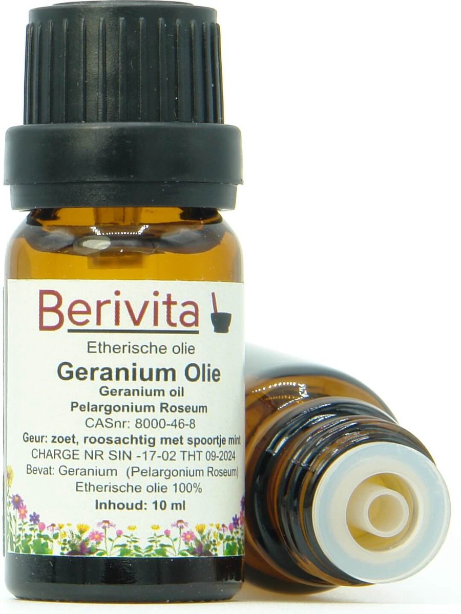 Goedkoopste Geranium Olie 100 10ml - Etherische Geraniumolie van Rozengeranium bloemen - Pelargonium