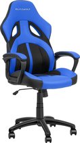 BW-GC3 gamestoel - ergonomisch bureaustoel -in hoogte verstelbaar - tot 150 kg draagvermogen- zwart-Blauw